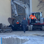 Der Parkplatz wird zur&uuml;ckgebaut